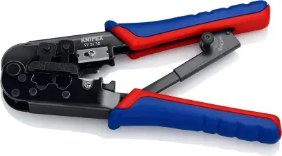 Lisovací kleště Knipex 97 51 10 SB  - pro konektory Western (K 97 51 10 SB)