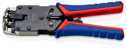 Lisovací kleště Knipex 97 51 12 SB  - pro konektory Western (K 97 51 12 SB)