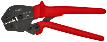 Lisovací kleště Knipex 97 52 06 SB  - izolované konektory, oka (K 97 52 06 SB)