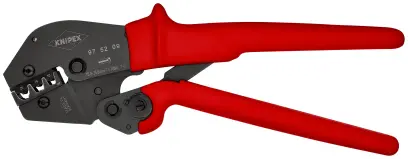 Lisovací kleště Knipex 97 52 09 SB  - izolované a neizolované dutinky (K 97 52 06 SB)