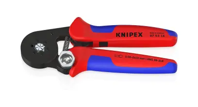 Lisovací kleště Knipex 97 53 14 SB - samonastavitelné, boční zavádění (K 97 53 14 SB)
