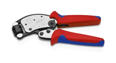 Lisovací kleště Knipex 97 53 19 SB - Twistor16, samonastavitelné, otočná hlava (K 97 53 19 SB)