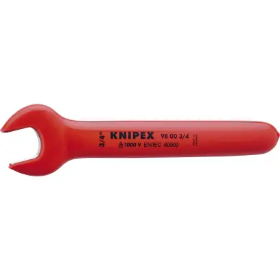 Otevřený stranový klíč 3/4" Knipex 98 00 3/4" VDE do 1000 V, palcový (K 98 00 3/4")