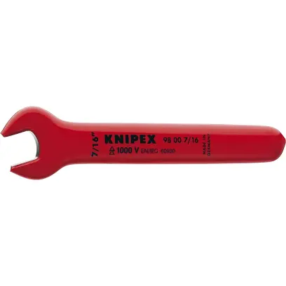 Otevřený stranový klíč 7/16" Knipex 98 00 7/16" VDE do 1000 V (K 98 00 7/16")
