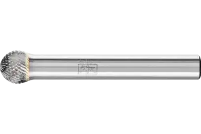 Stopková fréza z tvrdokovu Pferd KUD 0807/6 MICRO - kulový tvar (PF4007220895474)