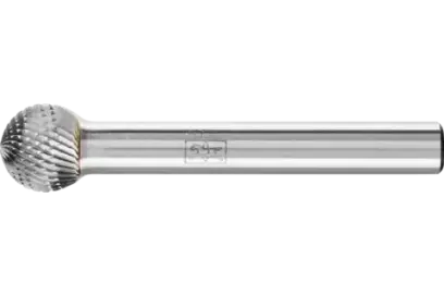 Stopková fréza z tvrdokovu Pferd KUD 1009/6 MICRO - kulový tvar (PF4007220895481)