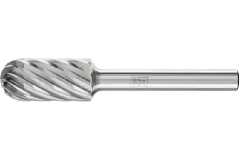 Stopková fréza z tvrdokovu Pferd WRC 1225/6 INOX - válcová, rádiusový konec (PF4007220900529)