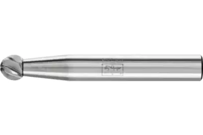 Stopková fréza z tvrdokovu Pferd KUD 0605/6 INOX - kulový tvar (PF4007220900536)