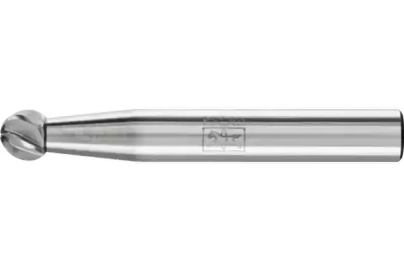 Stopková fréza z tvrdokovu Pferd KUD 0605/6 INOX - kulový tvar (PF4007220900536)