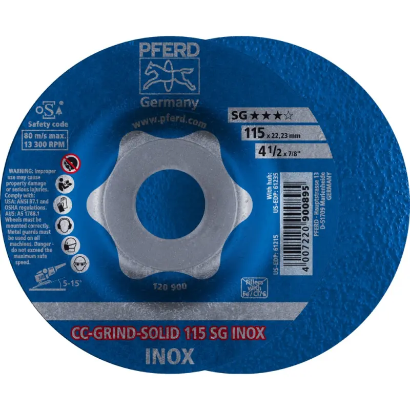 CC-GRIND-SOLID 115 SG-INOX (PF4007220900895)
