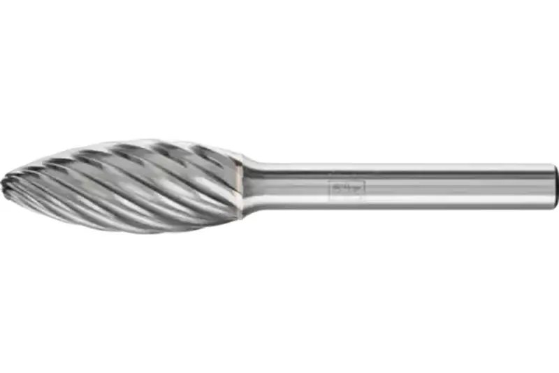 Stopková fréza z tvrdokovu Pferd B 1230/6 INOX - plaménkový tvar (PF4007220930502)