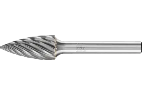 Stopková fréza z tvrdokovu Pferd SPG 1225/6 INOX INOX - stromový tvar (PF4007220936894)