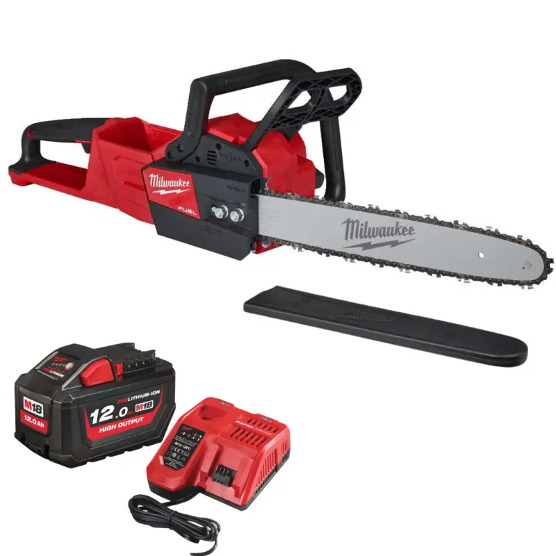 Aku řetězová pila Milwaukee M18 FCHSC-121, lišta 30 cm, 1x Aku M18 HB12 + nabíječka M12-18 FC, 4933471442 (MI4933471442)