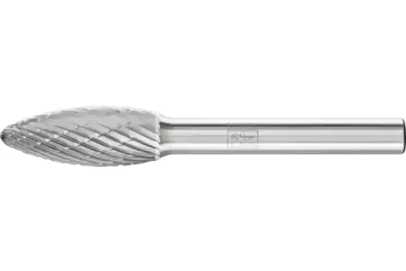 Stopková fréza z tvrdokovu Pferd B 1025/6 Z3 PLUS - plaménkový tvar B (PF4007220955505)