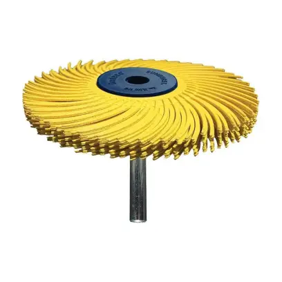 Radiální brusný stopkový kartáč pr. 76 x 6,4 mm Tyrolit 7479980080 (P80)