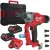 Aku nýtovací kleště Milwaukee M18 ONEFPRT-202X, ONE-KEY, 2x aku M18 B2 + M12-18 FC + kufr, 4933478602