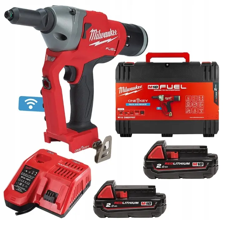 Aku nýtovací pistole ONE-KEY™ Milwaukee M18 ONEFPRT-202X (2,0 Ah) (MI4933478602)