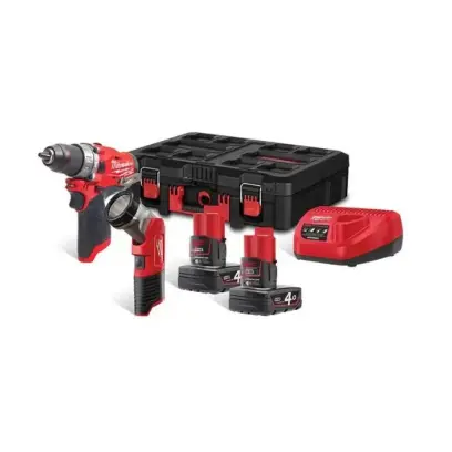 Sada aku nářadí Milwaukee M12 FPP2AW-402P (MI4933478824)
