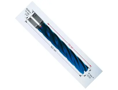 Jádrový vrták průměr 21 mm Karnasch BLUE-LINE 110 (hl. vrt. 110 mm, HSS-XE) (KAR20.1280-21)