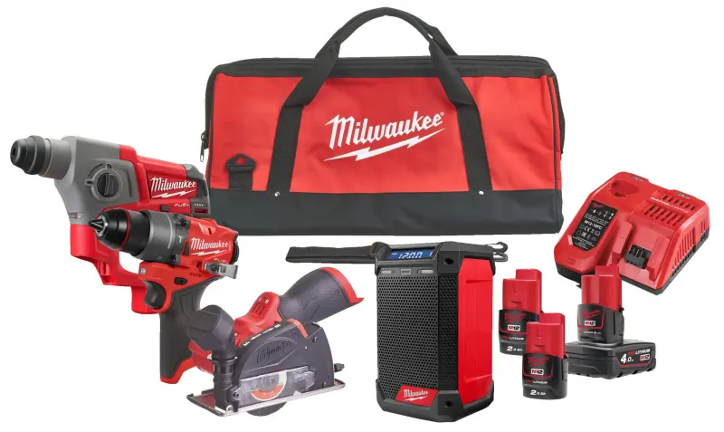 Sada aku nářadí Milwaukee M12 FPP4A2-423B, 4933481025 (MI4933481025)