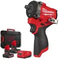 Aku 1/2" rázový utahovák Milwaukee M12 FCIWF12G3-502X, 745 Nm, 2x aku M12 HB5 + M12 C12 C, 4933493455 (MI4933493455)