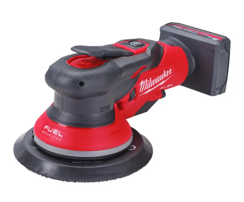Aku excentrická vibrační 150 mm bruska Milwaukee M12 FROS2.5-502X, 2x aku M12 HB5 + M12 C12 C + Kufr, 4933493648