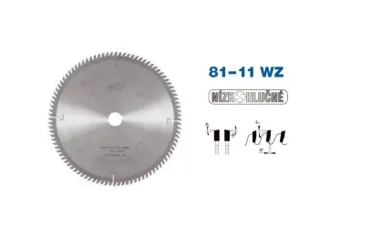 Pilový kotouč s SK pr. 180 x 2,5/1,6 x 20 - 56 WZ, typ 22 5381-11 (PI22538111WZ180)