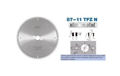 Pilový kotouč SK  pr. 160 x 2,8 x pr. 30 - 48 TFZ N Pilana typ 22 5387-11 (PI22538711TFZN16048)