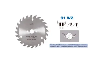 Pilový kotouč s SK pr. 230 x 2,8/1,8 x 30 - 64 WZ, typ 22 5391 (PI22539123064WZ)