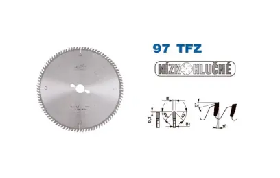 Pilový kotouč s SK pr. 300 x 3,2/2,2 x 30 - 72 TFZ L, typ 22 5397 (PI225397TFZ3003072)
