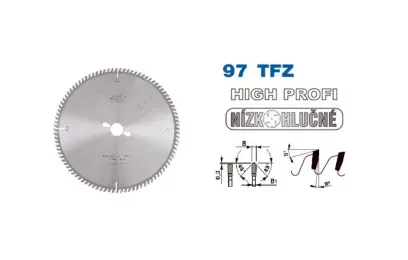Pilový kotouč s SK pr. 300 x 3,2/2,2 x 30 - 96 TFZ, typ HP 22 5397 (PI225397TFZHP3003096)
