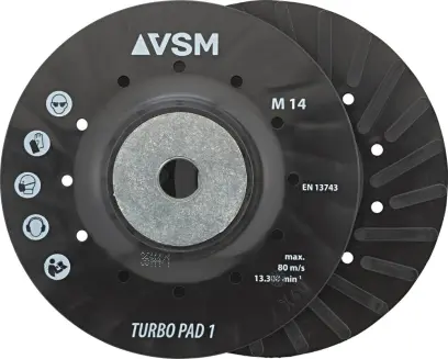 Opěrný talíř žebrování M14 125mm VSM