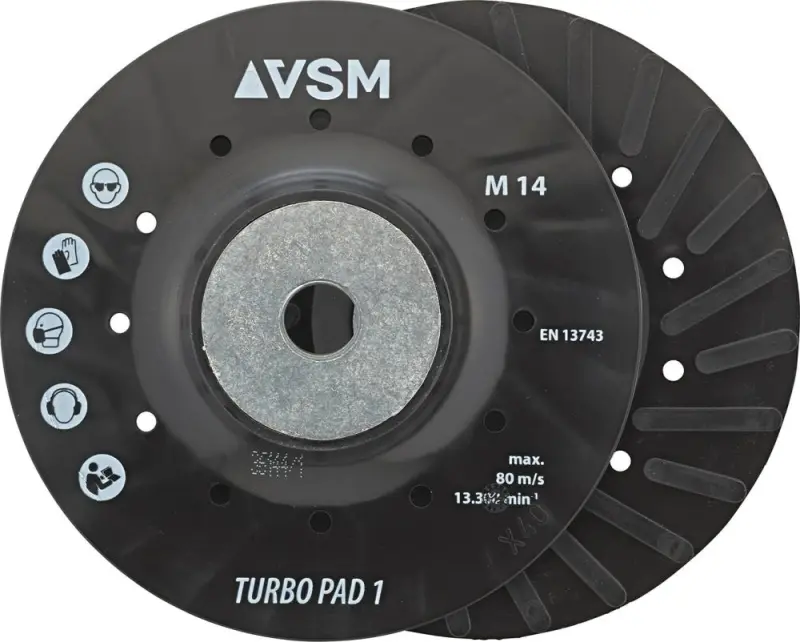 Opěrný talíř žebrování M14 125mm VSM