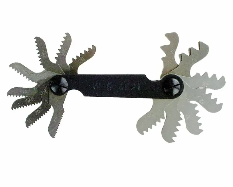 Šablona Kinex závitová Whitworth + G (28 ks) (KI1147)