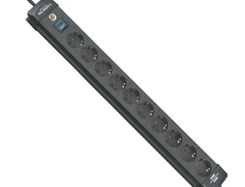 Zásuvková lišta Premium 10 zásuvek H05VV-F3G1,5 3m Brennenstuhl