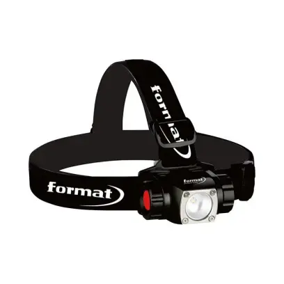 Aku čelová svítilna/lampa FORMAT W911, 350 lm, LED osvětlení, 3x baterie AAA, 92470060