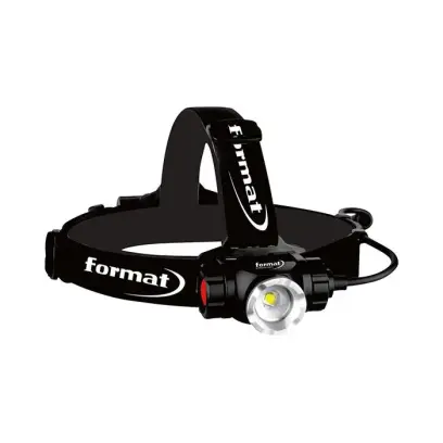 Aku čelová svítilna/lampa FORMAT B911, 900 lm, LED osvětlení, 1x aku 2,6 Ah, 92470060