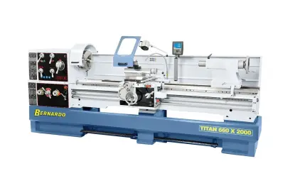 Produkční soustruh Bernardo Titan 660 x 2000 - vč. digit. indikace ve 3 osách (BER031351XL)