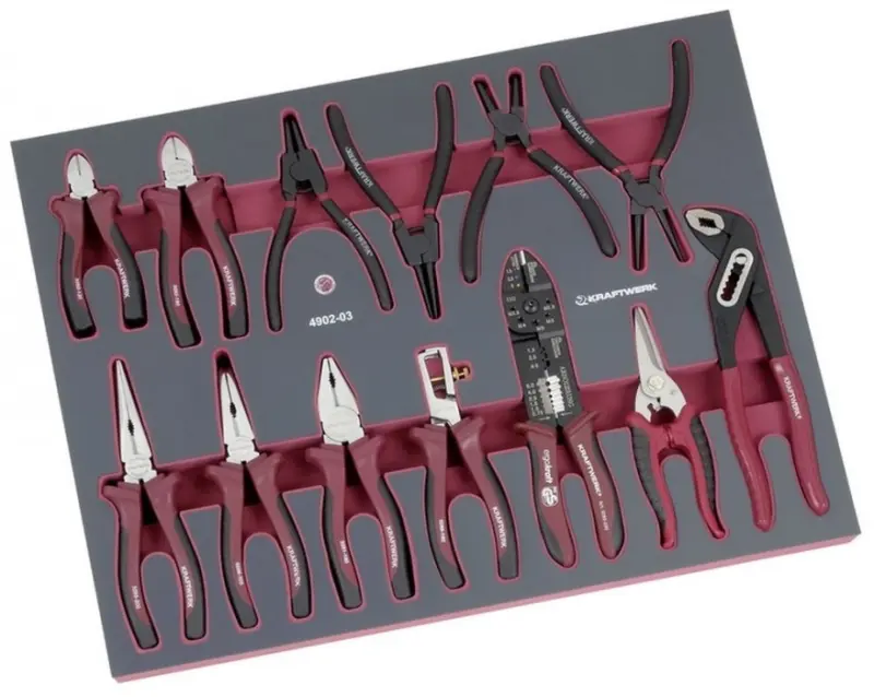 COMPLETO EVA - souprava kleští 13ks KRAFTWERK (KRAF-KR-4902-03)