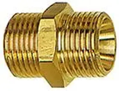 Dvojitá vsuvka, mosaz vnější závit G1/8"xG1/8" SW14mm RIEGLER