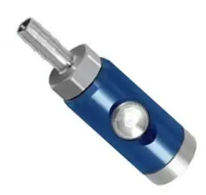 Bezpečnostní spojka a tlačítko otočné 7,4mm průchodka, hadice, vnitřní průměr  9mm RIEGLER