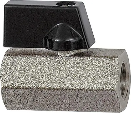 Kulový kohout valve line mini mosaz G3/8" IG/IG křídlové provedení DB 8 RIEGLER (EDE94610010)