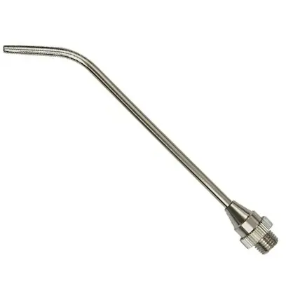 Predlžovací tryska pre ofukovacia pištoľ, mosadz prehnutá M12x1,25 250mm RIEGLER