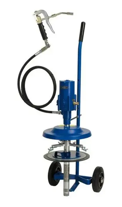 Pneumatická sudová pumpa s maznicí na kbelík 15kg PRESSOL