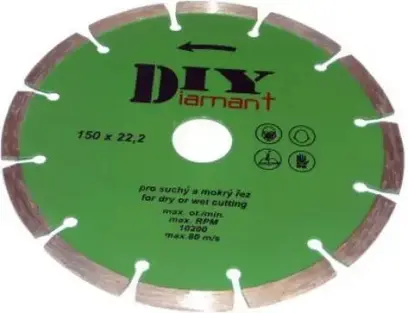 DIYS 125 - Diamantový kotouč  pr. 125 mm segmentový
