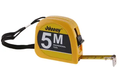 Měřicí pásmo KDS 5019-5m svin.Johnney žlutý, Johnney 11006 (L11006)
