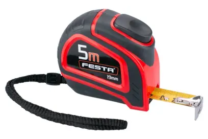 Svinovací metr 5mx19mm, nylon, FESTA 11345 (L11345)