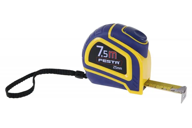 Svinovací metr FESTA 7.5mx25mm, nylon (L11347)