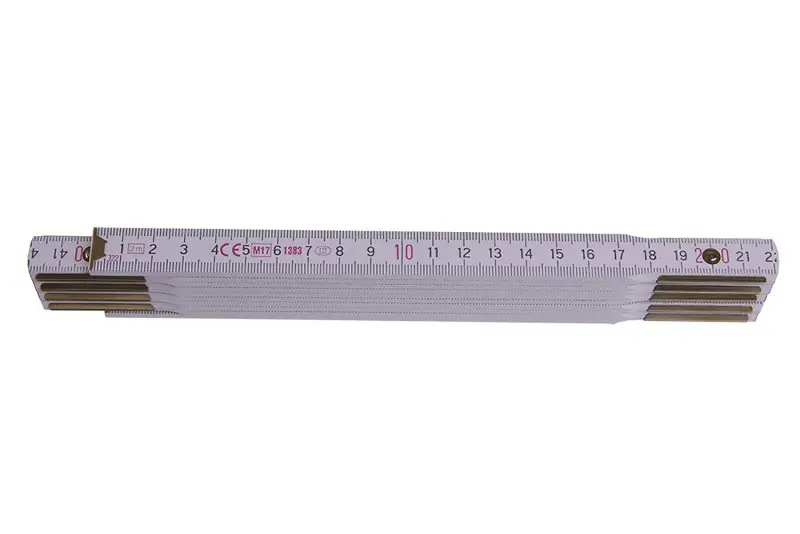 Skládací metr o délce 2m - PROFI dřevo bílý, Levior 13020 (L13020)