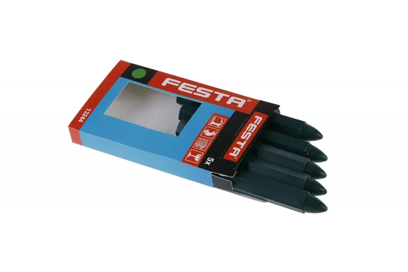 Sada univer.značkovačů 5ks 120mm-zelený (L13244)